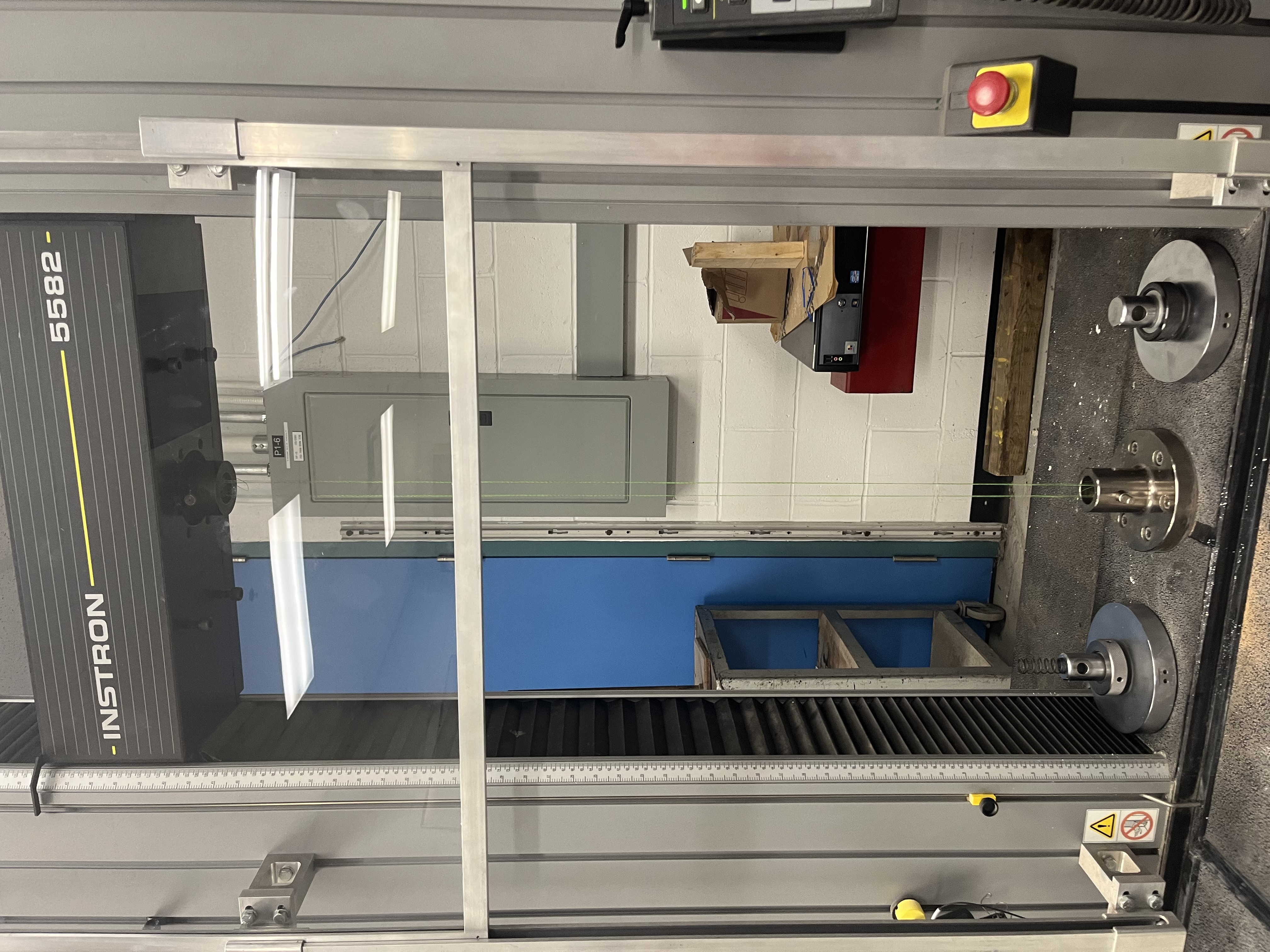 floss testing pully system of floss